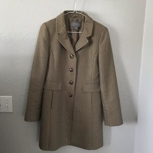 Ann Taylor brown dress coat